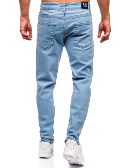 Kék férfi slim fit farmer Bolf 6446