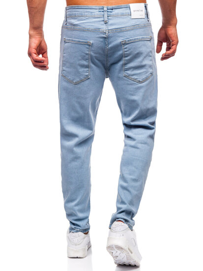 Kék férfi slim fit farmer Bolf 6447