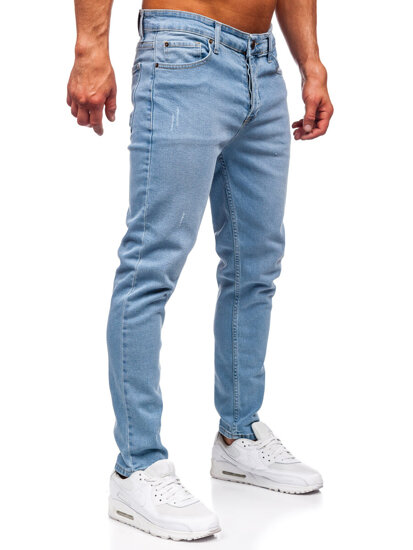 Kék férfi slim fit farmer Bolf 6472