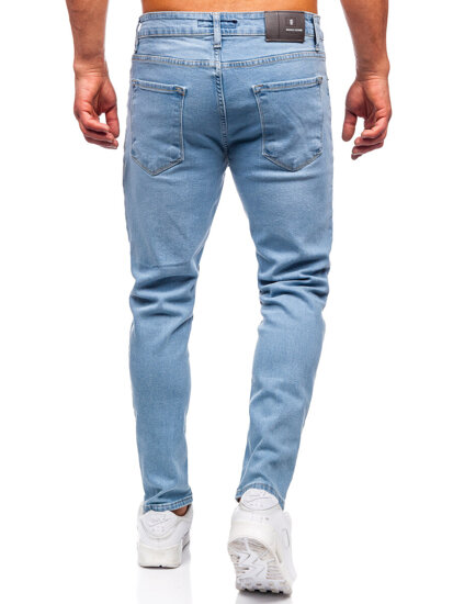 Kék férfi slim fit farmer Bolf 6472