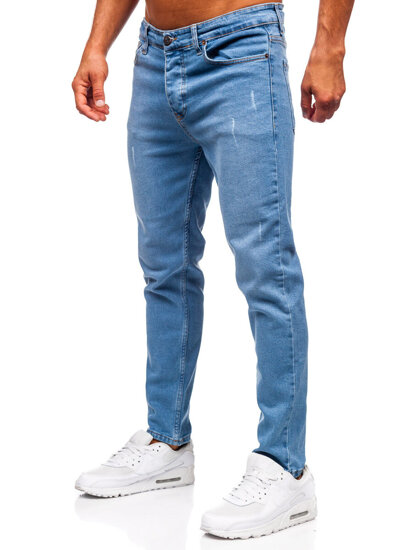 Kék férfi slim fit farmer Bolf 6487