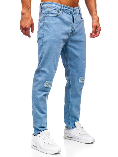 Kék férfi slim fit farmer Bolf 6580