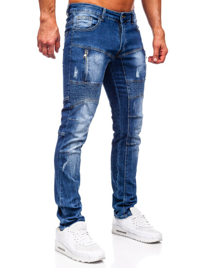 Kék férfi slim fit farmer Bolf MP0046B