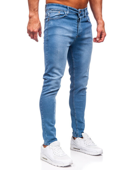 Kék férfi slim fit farmernadrág Bolf 6177