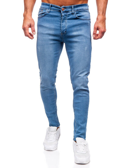 Kék férfi slim fit farmernadrág Bolf 6177