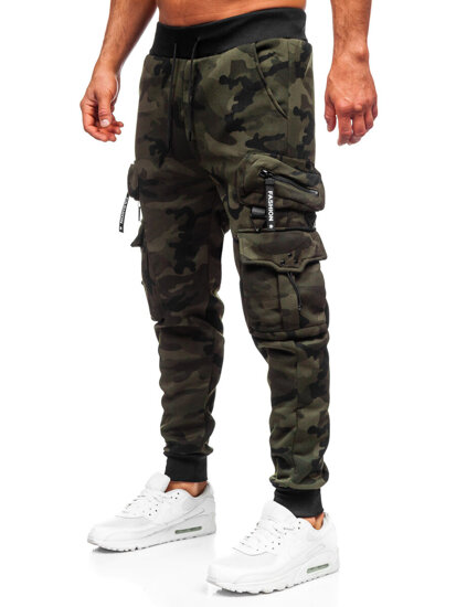 Khaki férfi bélelt jogger katonai nadrág Bolf HSS353