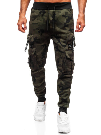 Khaki férfi bélelt jogger katonai nadrág Bolf HSS353