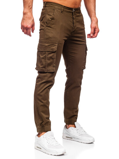 Khaki férfi cargo jogger nadrág Bolf MP0202MV