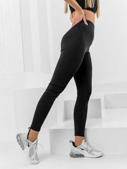 Női fekete leggings Bolf W7377