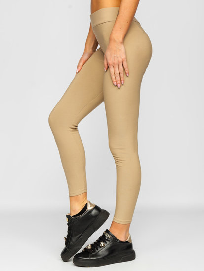 Női leggings bézs Bolf YW01053