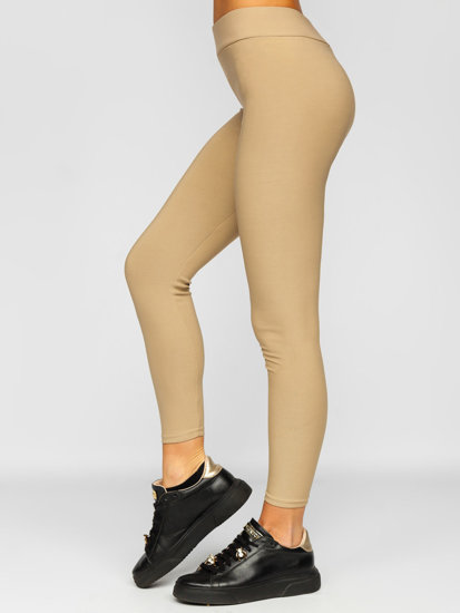 Női leggings bézs Bolf YW01053