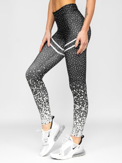 Női leggings fekete színben Bolf 0933