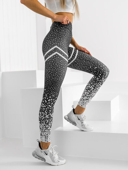 Női leggings fekete színben Bolf 0933