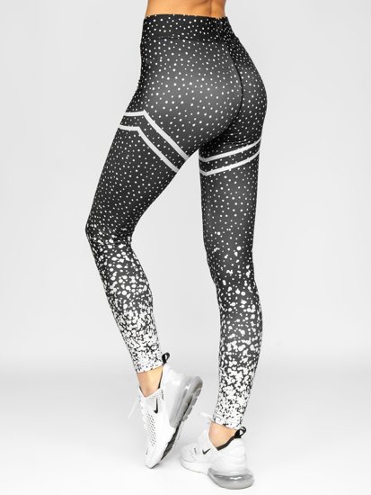 Női leggings fekete színben Bolf 0933