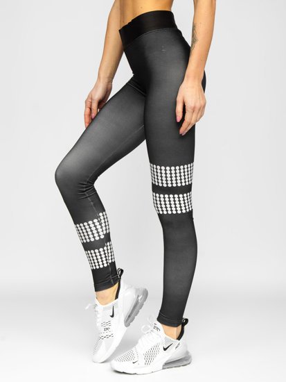 Női leggings fekete színben Bolf 20965