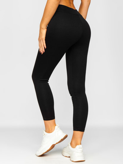 Női leggings fekete színben Bolf YW01001