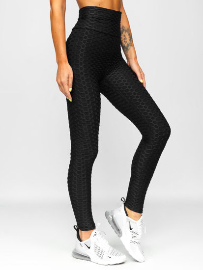 Női leggings fekete színben Bolf YW88024