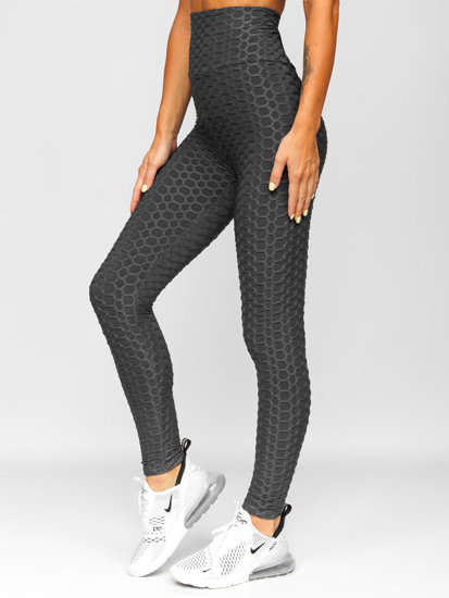 Női leggings grafit színben Bolf YW88024