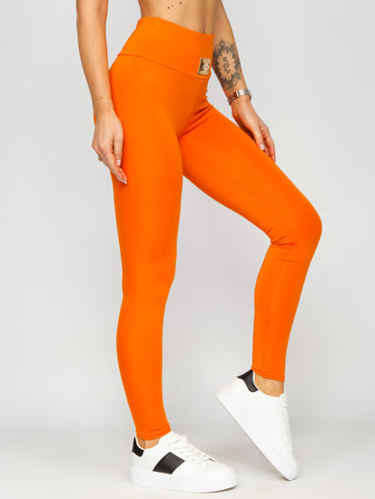 Női leggings narancssárga színben Bolf 021A