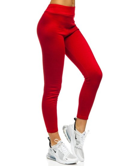 Női leggings piros színben Bolf YW01002