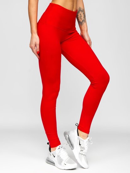 Női leggings piros színben Bolf YW01044