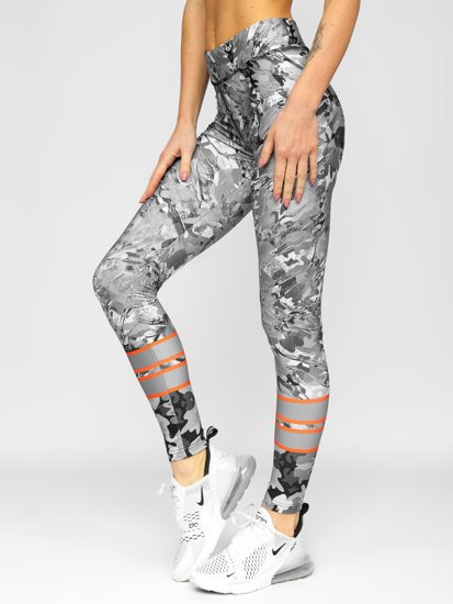 Női leggings szürke színben Bolf 20329