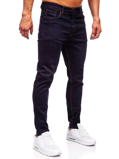 Sötétkék férfi farmer nadrág slim fit Bolf 5367