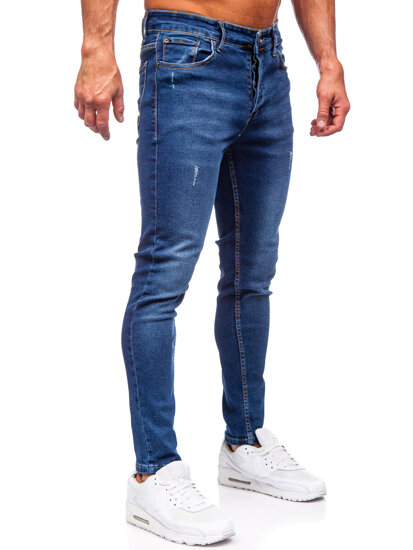 Sötétkék férfi farmer nadrág slim fit Bolf 6264