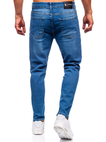 Sötétkék férfi farmer nadrág slim fit Bolf 6453