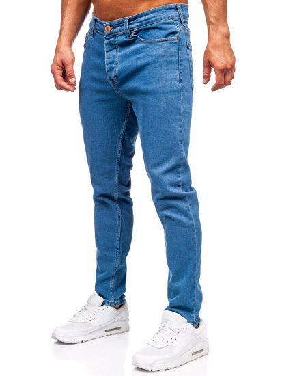 Sötétkék férfi farmer nadrág slim fit Bolf 6455