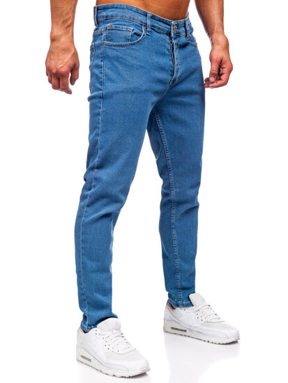 Sötétkék férfi farmer nadrág slim fit Bolf 6455