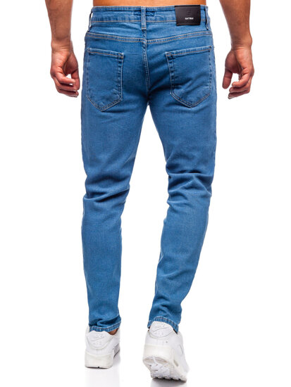 Sötétkék férfi farmer nadrág slim fit Bolf 6455