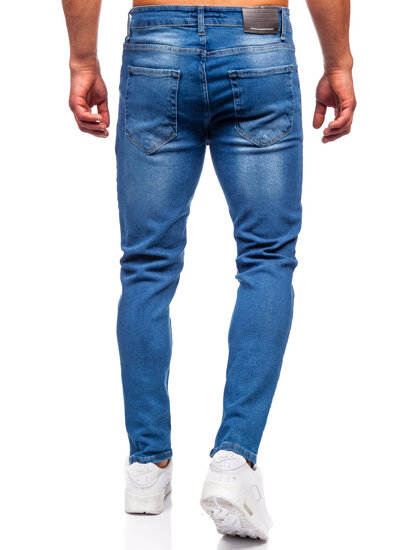 Sötétkék férfi farmer nadrág slim fit Bolf 6458