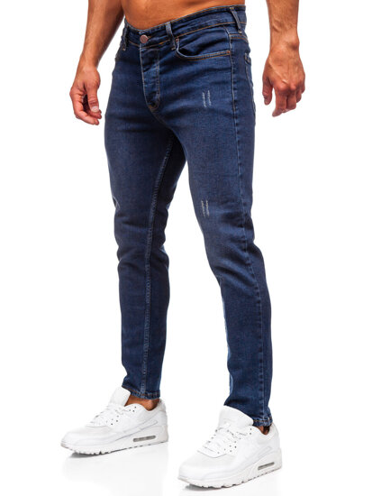 Sötétkék férfi farmer nadrág slim fit Bolf 6479