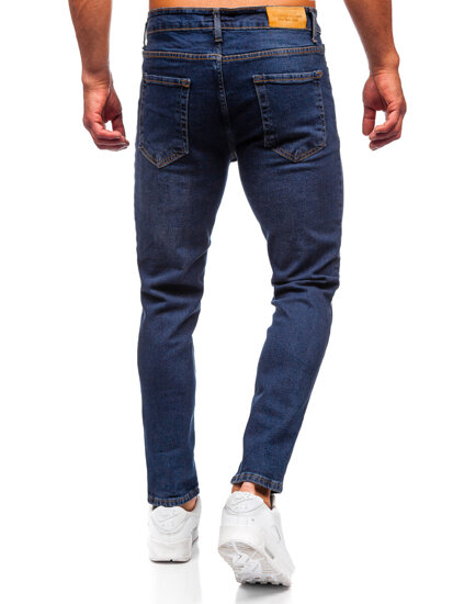 Sötétkék férfi farmer nadrág slim fit Bolf 6479