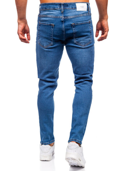 Sötétkék férfi farmer nadrág slim fit Bolf 6486