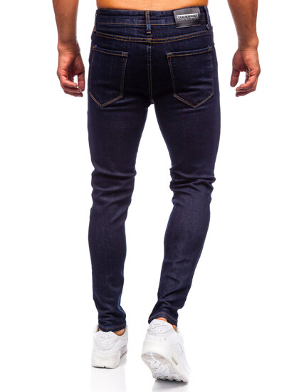 Sötétkék férfi farmernadrág skinny fit Bolf 5308