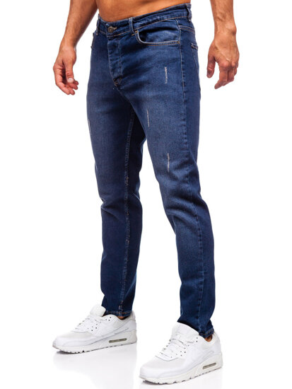 Sötétkék férfi farmernadrág slim fit Bolf 6558-2