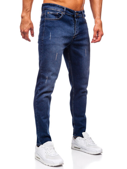 Sötétkék férfi farmernadrág slim fit Bolf 6558-2