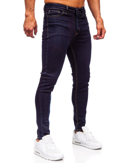 Sötétkék férfi slim fit farmer Bolf 5313