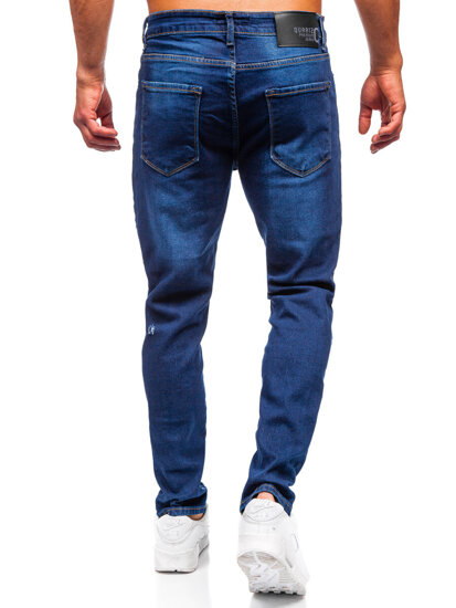 Sötétkék férfi slim fit farmer Bolf 6516