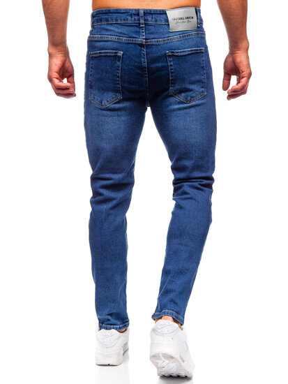 Sötétkék férfi slim fit farmer Bolf 6566-2