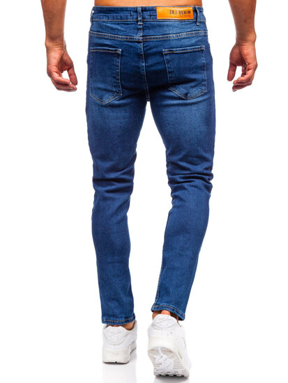 Sötétkék férfi slim fit farmer Bolf 6569-1