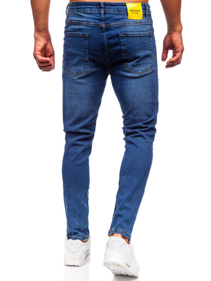 Sötétkék férfi slim fit farmer Bolf 6592