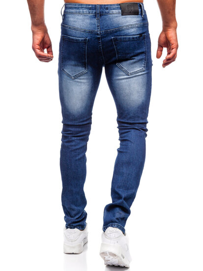 Sötétkék férfi slim fit farmer Bolf MP0159BS