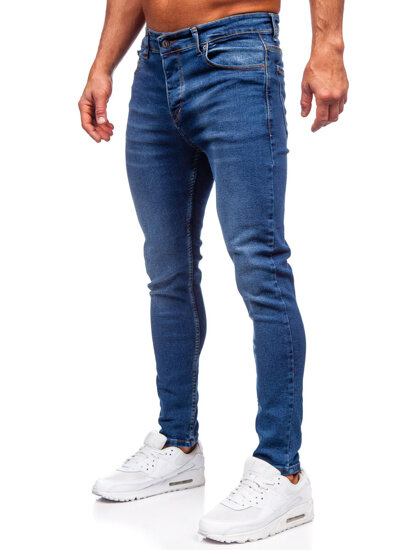 Sötétkék férfi slim fit farmernadrág Bolf 6262