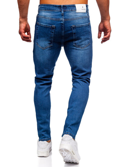 Sötétkék férfi slim fit farmernadrág Bolf 6430