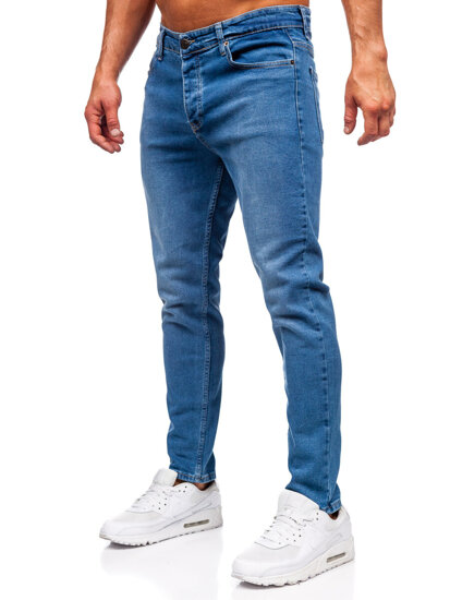 Sötétkék férfi slim fit farmernadrág Bolf 6471