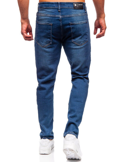 Sötétkék férfi slim fit farmernadrág Bolf 6518