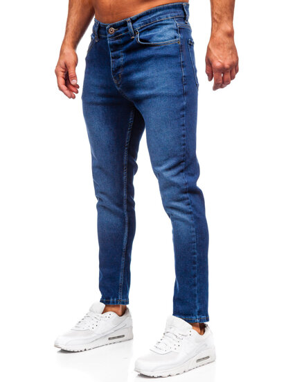 Sötétkék férfi slim fit farmernadrág Bolf 6732